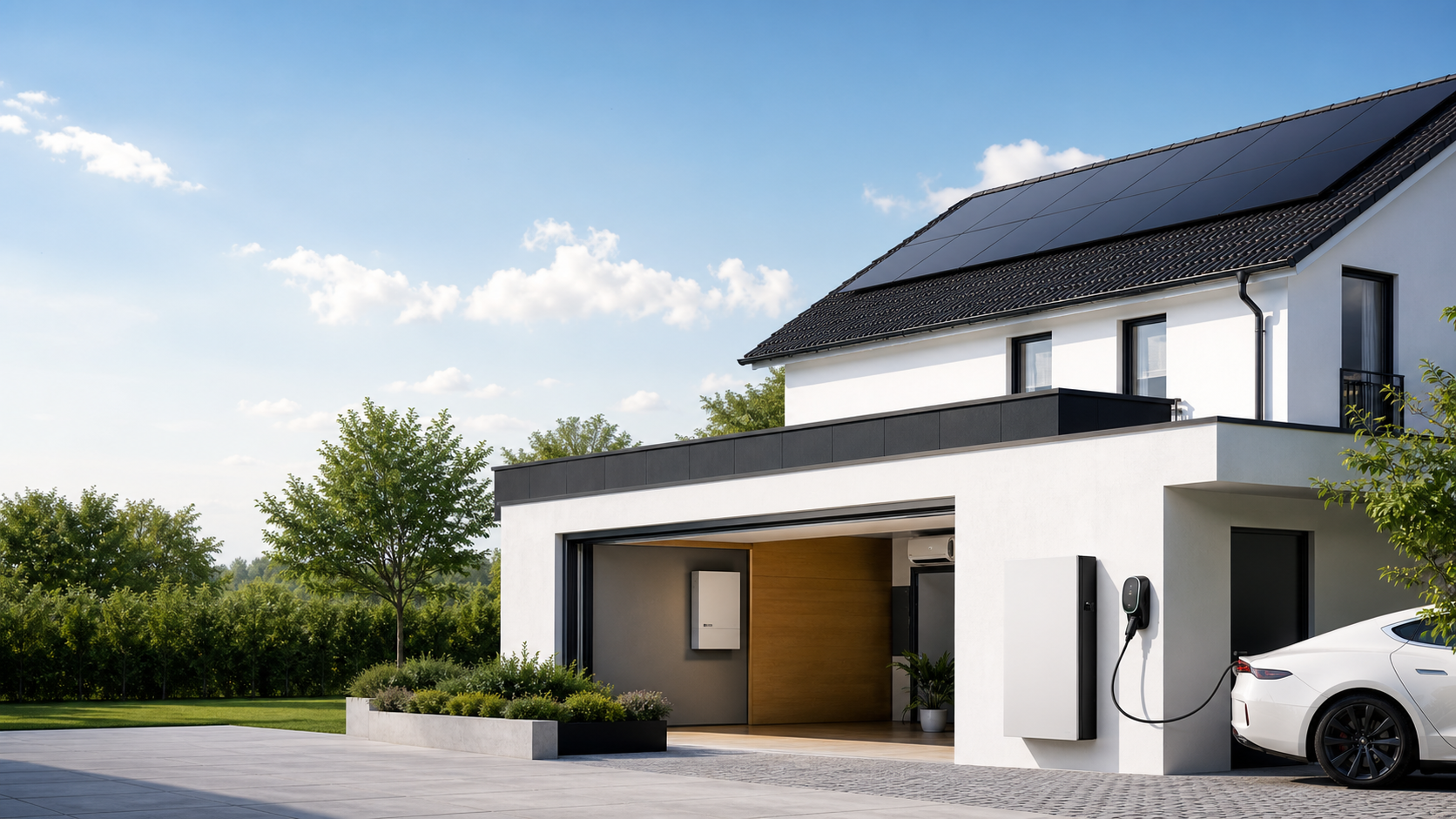 Střešní fotovoltaická elektrárna na rodinném domě